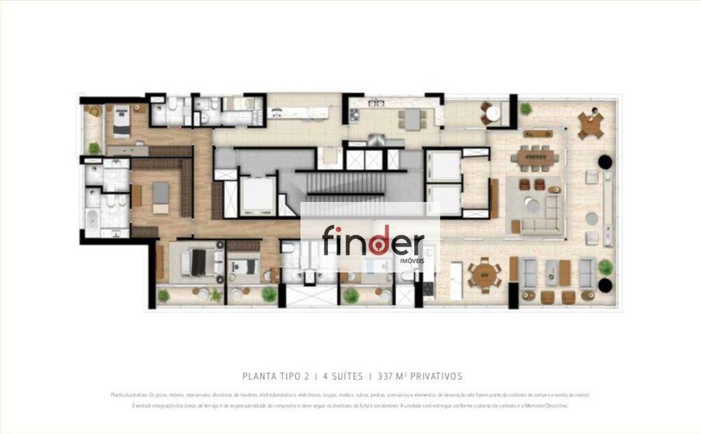 Apartamento à venda com 4 quartos, 340m² - Foto 10