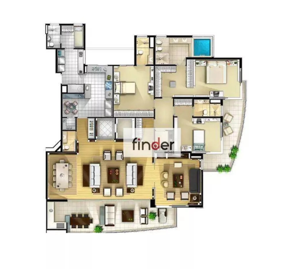 Apartamento, 3 quartos, 262 m² - Foto 21