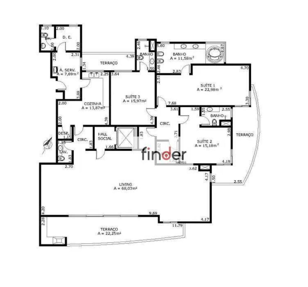 Apartamento, 3 quartos, 262 m² - Foto 29