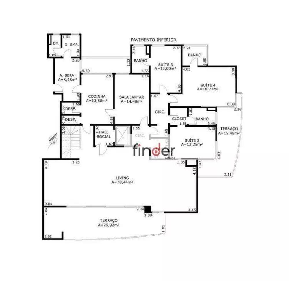 Apartamento, 3 quartos, 262 m² - Foto 56