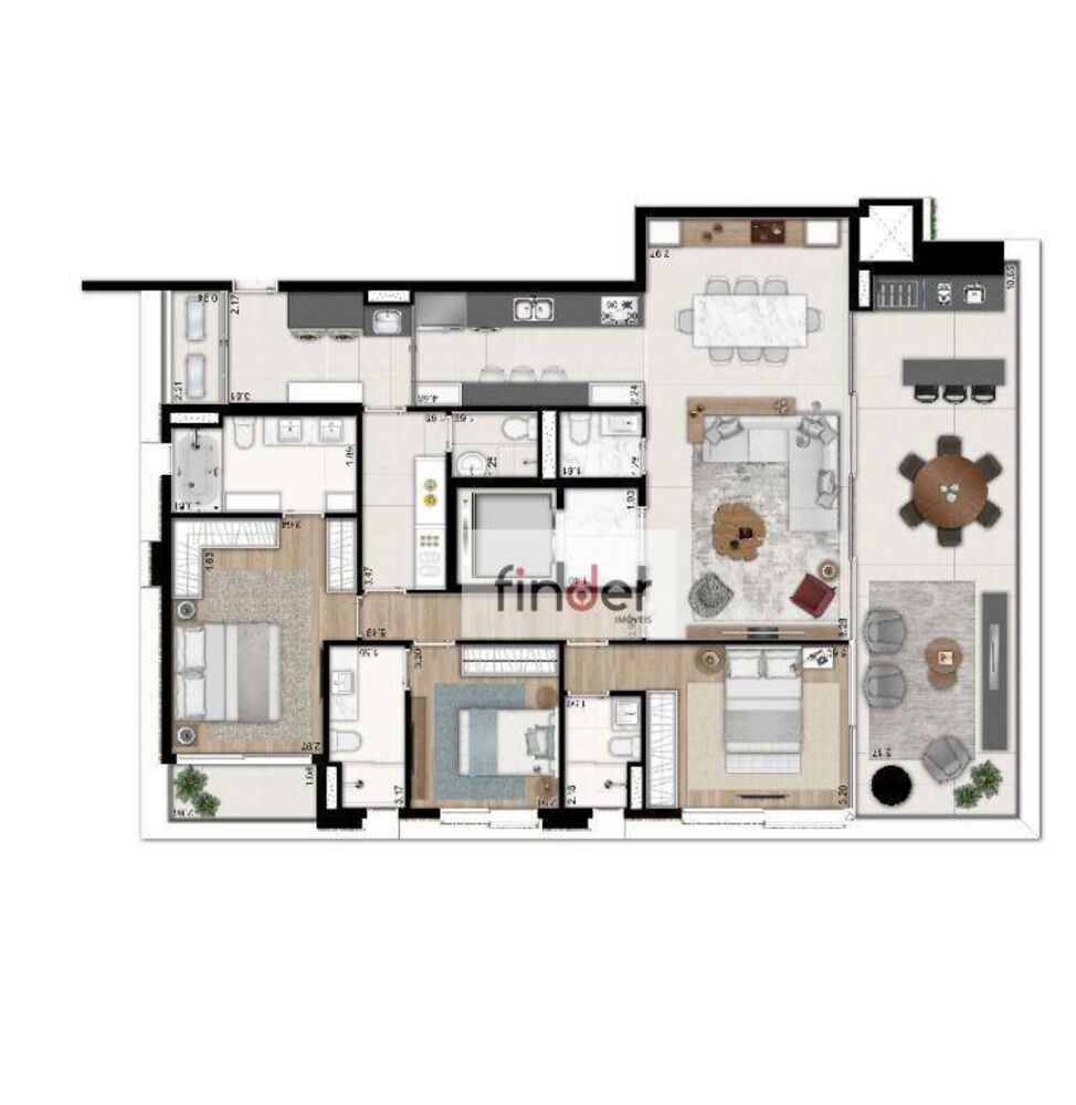 Apartamento, 2 quartos, 186 m² - Foto 16