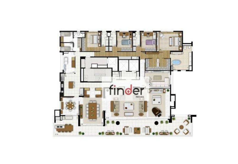 Apartamento, 3 quartos, 485 m² - Foto 4