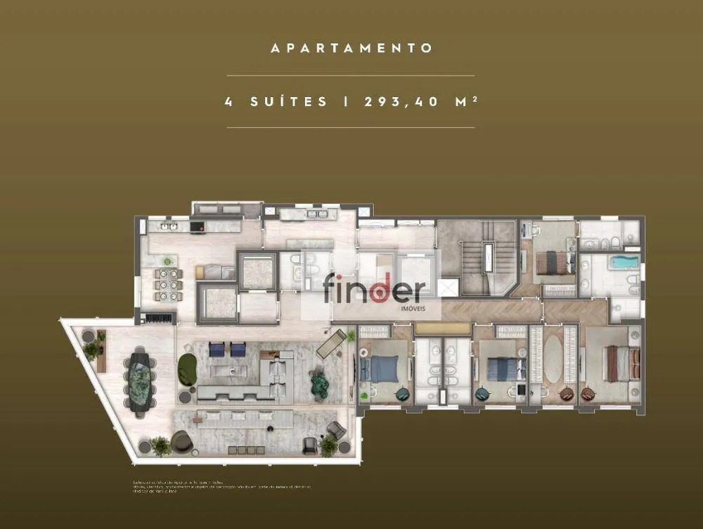 Apartamento, 4 quartos, 239 m² - Foto 2