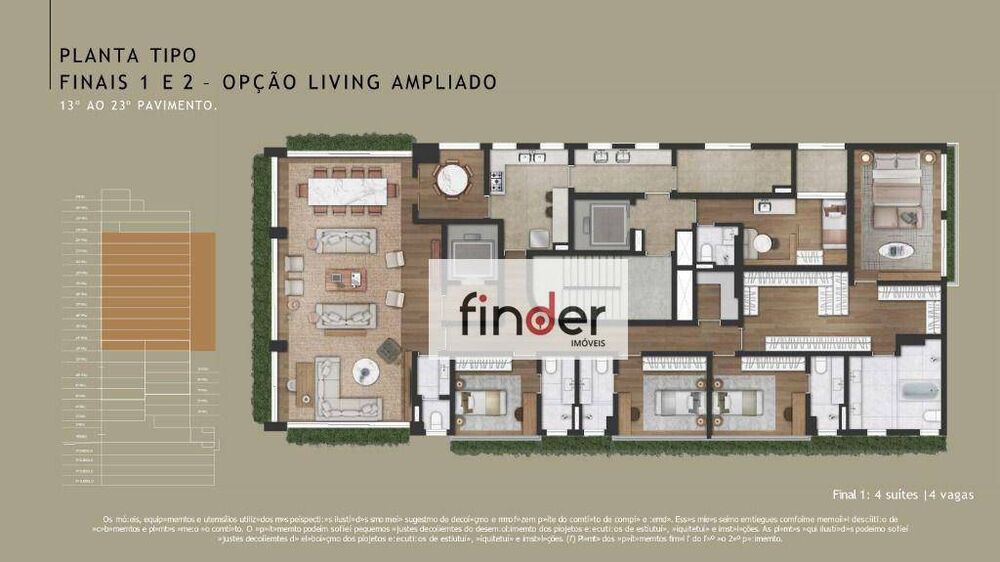 Apartamento, 3 quartos, 211 m² - Foto 45