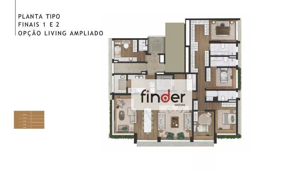 Apartamento, 3 quartos, 211 m² - Foto 43
