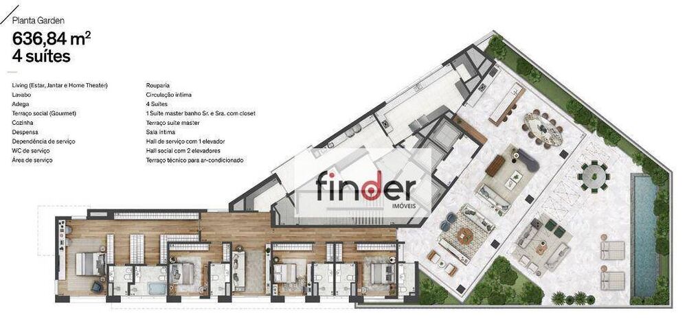 Apartamento à venda com 4 quartos, 472m² - Foto 5