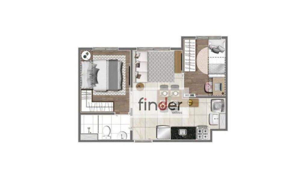 Apartamento, 2 quartos, 35 m² - Foto 8