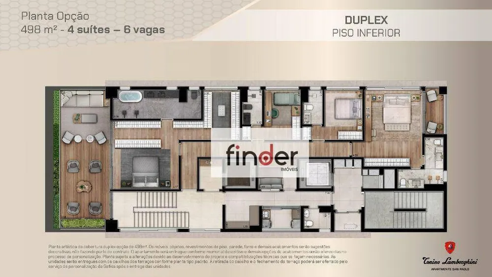 Apartamento, 4 quartos, 252 m² - Foto 1