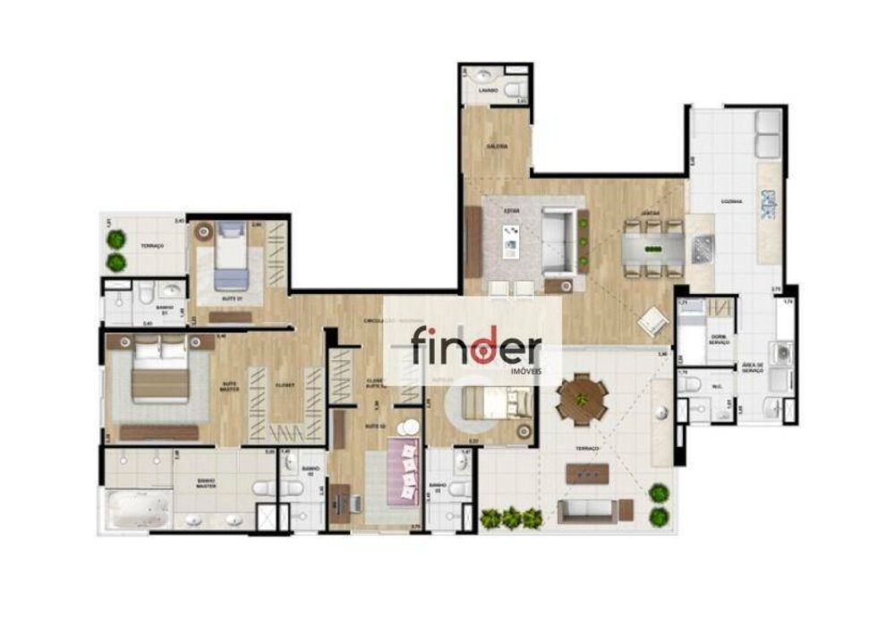 Apartamento, 3 quartos, 185 m² - Foto 16