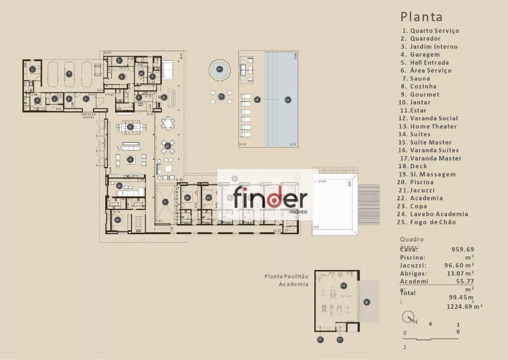 Casa de Condomínio, 6 quartos - Foto 45