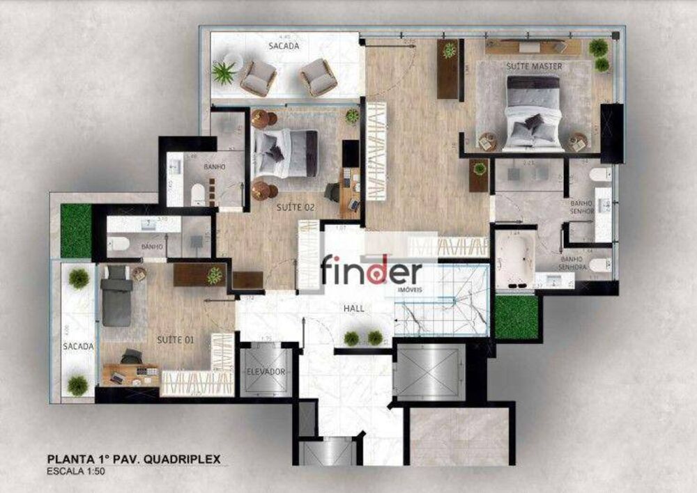Cobertura, 3 quartos, 580 m² - Foto 6