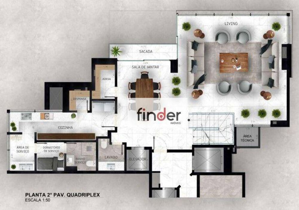 Cobertura, 3 quartos, 580 m² - Foto 11