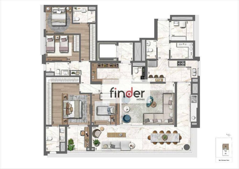 Apartamento, 4 quartos, 213 m² - Foto 7