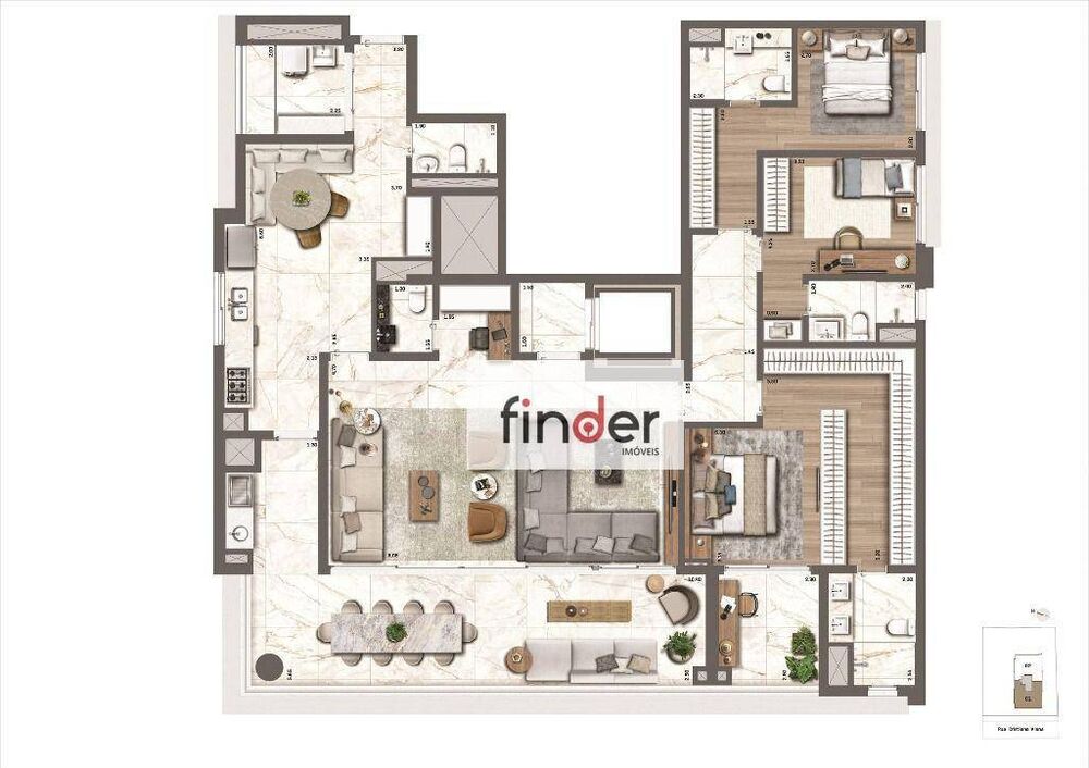 Apartamento, 4 quartos, 213 m² - Foto 15