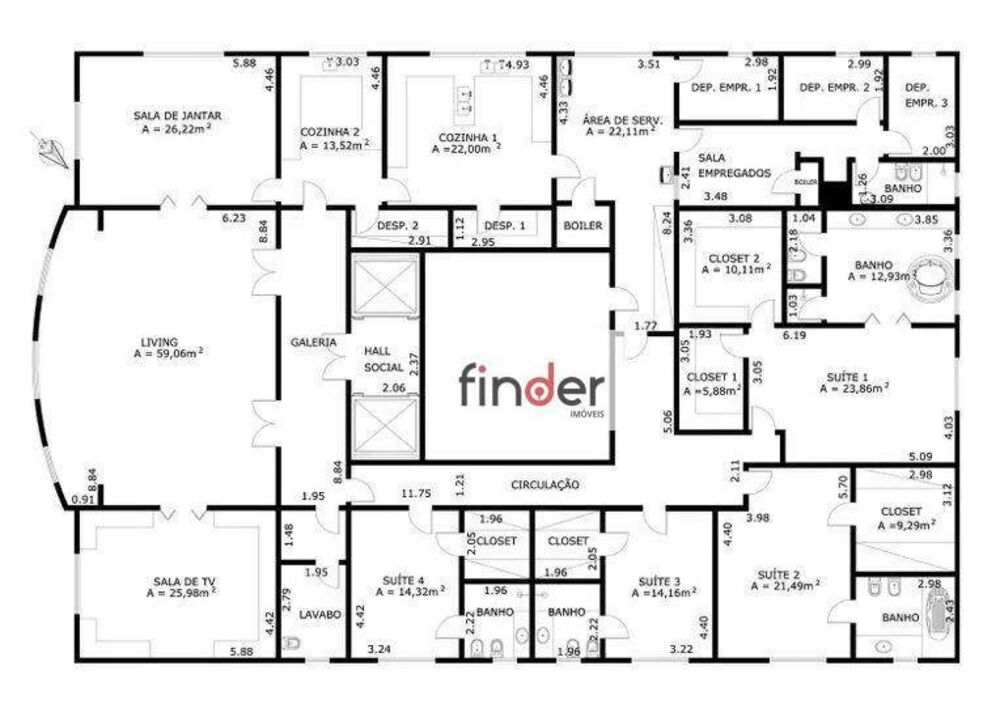 Apartamento, 4 quartos, 466 m² - Foto 11