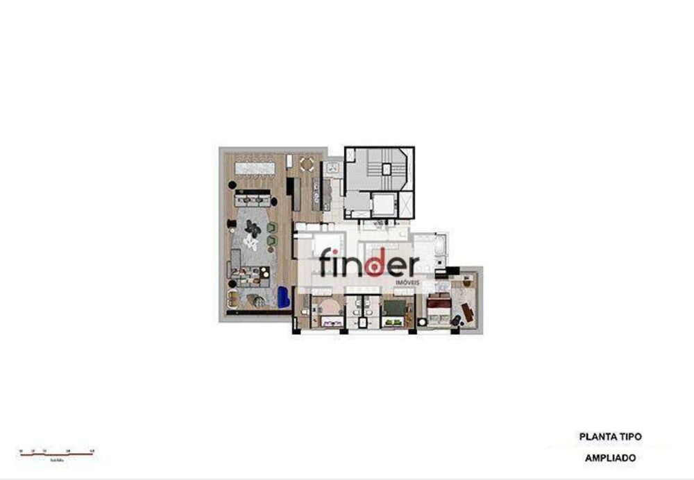 Apartamento à venda com 3 quartos, 231m² - Foto 8