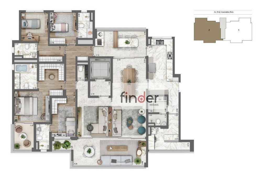 Apartamento, 4 quartos, 308 m² - Foto 10