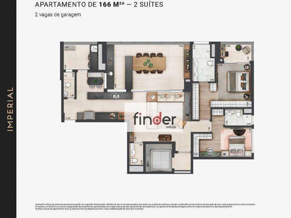 Apartamento, 2 quartos, 166 m² - Foto 6