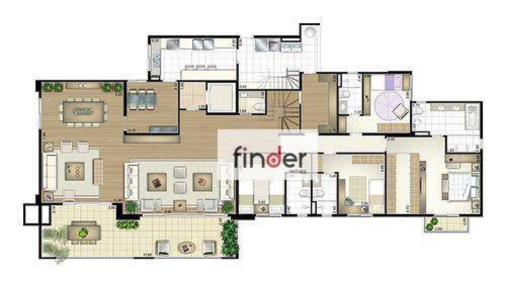 Cobertura, 4 quartos, 531 m² - Foto 3