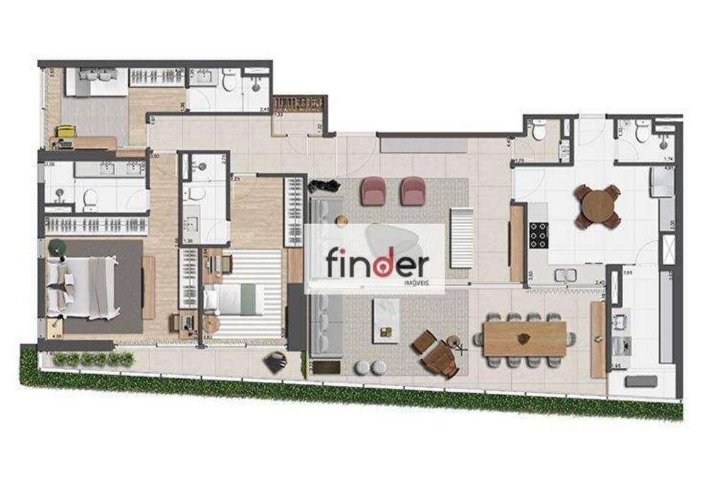 Apartamento, 3 quartos, 196 m² - Foto 16