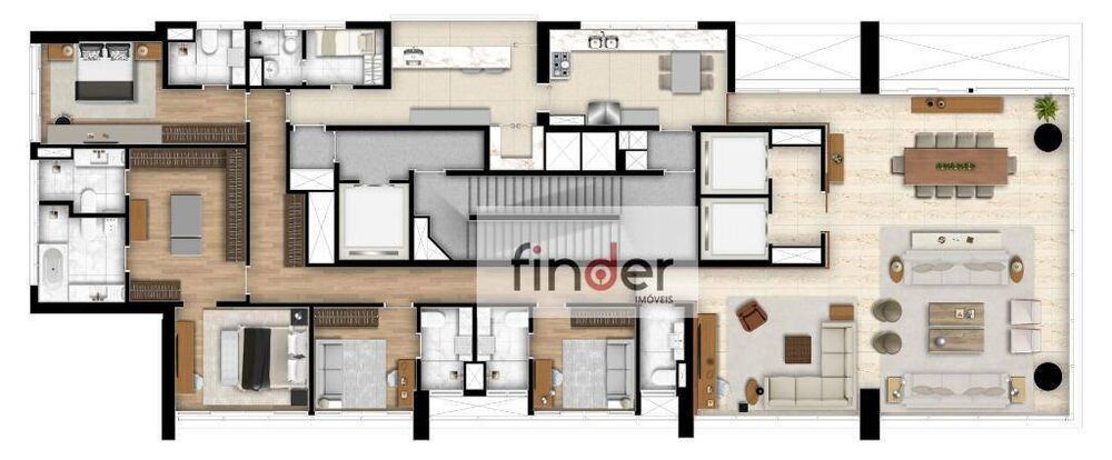 Apartamento, 4 quartos, 314 m² - Foto 48