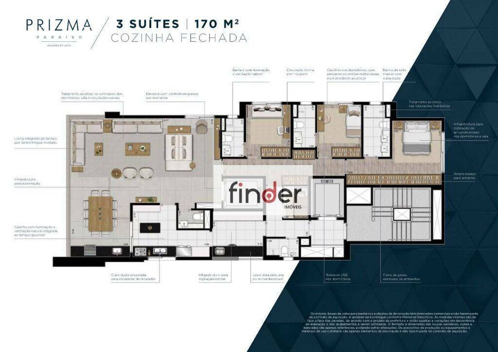Apartamento, 3 quartos, 170 m² - Foto 16