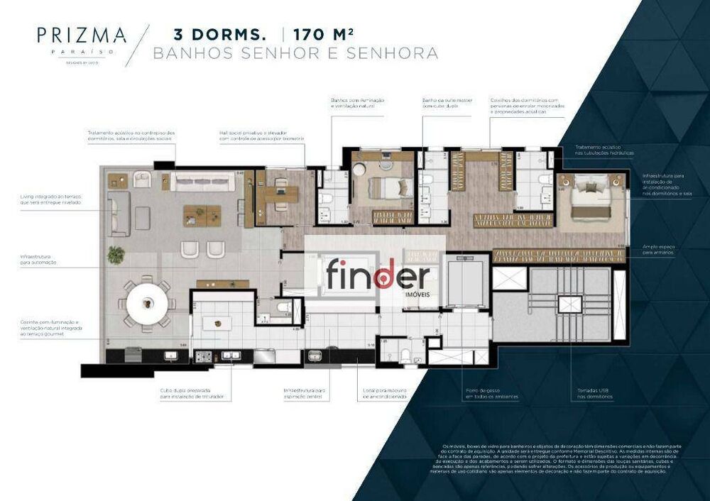 Apartamento, 3 quartos, 170 m² - Foto 14