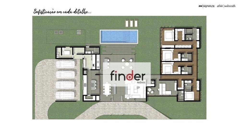 Casa de Condomínio, 5 quartos - Foto 1
