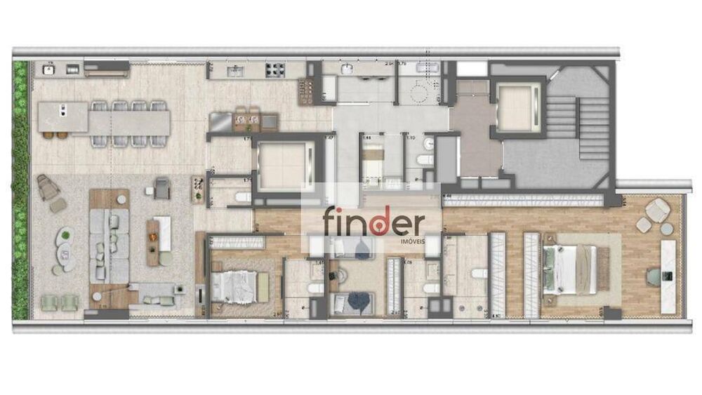 Apartamento, 3 quartos, 240 m² - Foto 4
