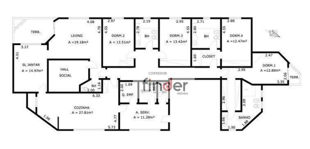 Apartamento, 3 quartos, 244 m² - Foto 12