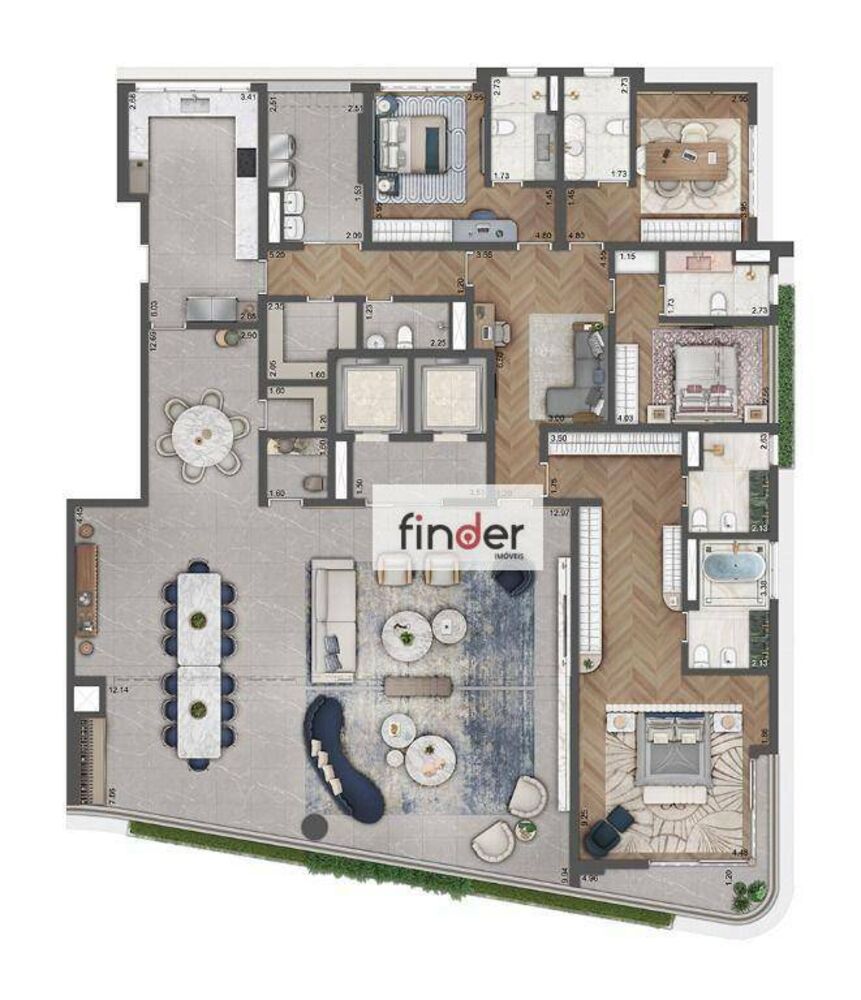 Apartamento, 4 quartos, 360 m² - Foto 7