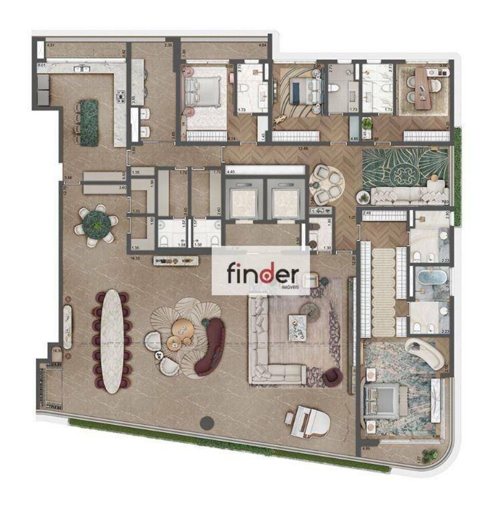 Apartamento, 4 quartos, 360 m² - Foto 12