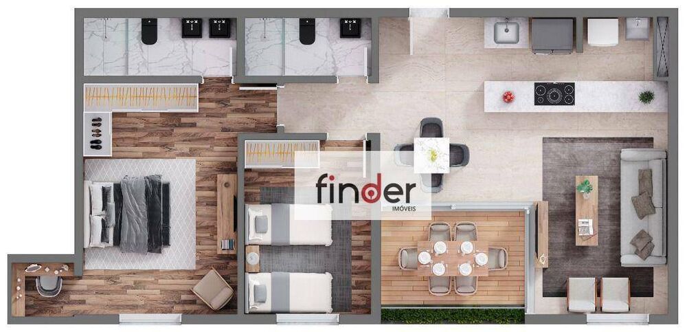 Cobertura à venda com 2 quartos, 259m² - Foto 7