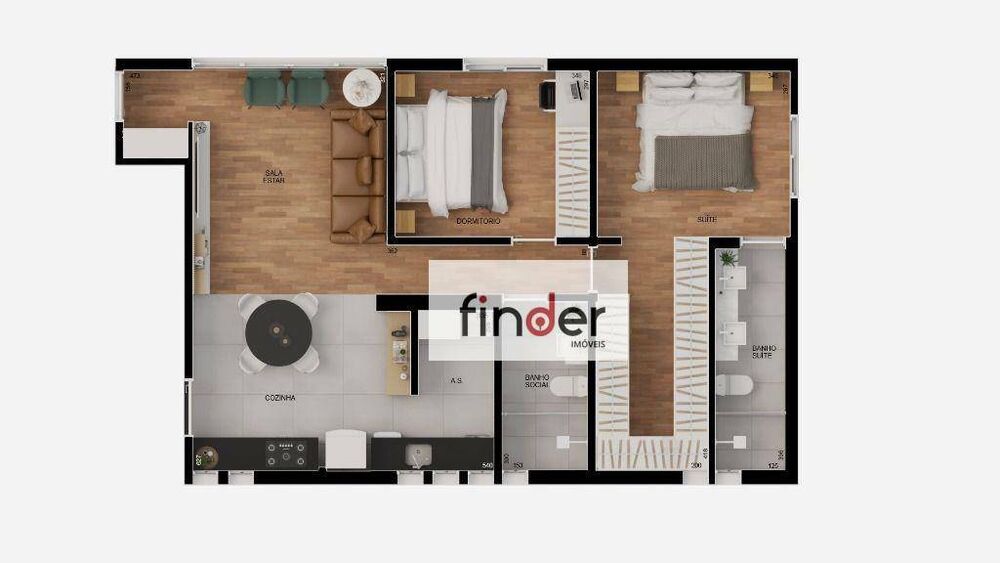Apartamento, 2 quartos, 87 m² - Foto 6