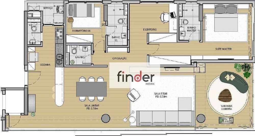 Apartamento, 2 quartos, 145 m² - Foto 7