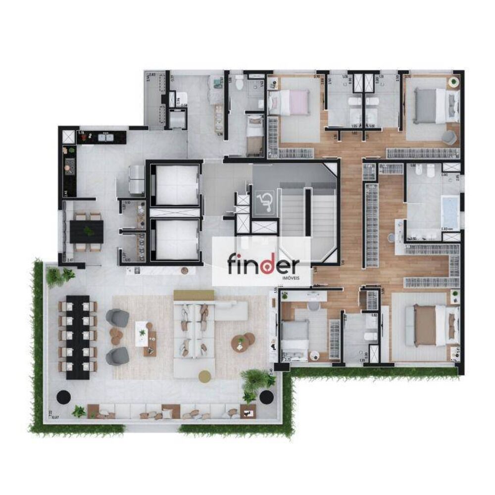 Apartamento, 4 quartos, 276 m² - Foto 4