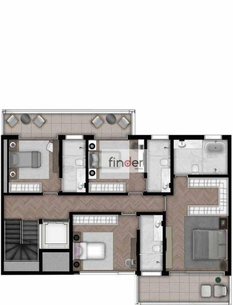 Casa de Condomínio, 4 quartos - Foto 7