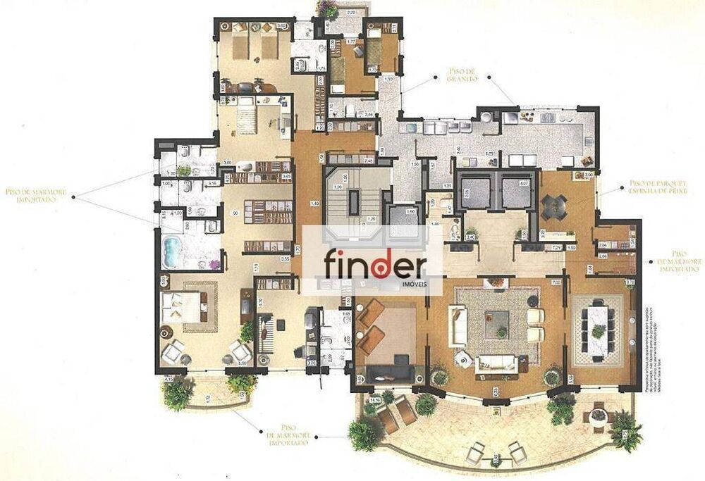 Apartamento, 4 quartos, 432 m² - Foto 5