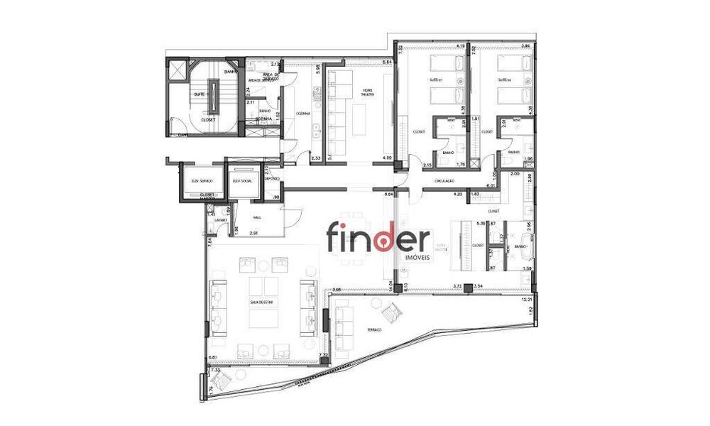 Apartamento, 4 quartos, 380 m² - Foto 11