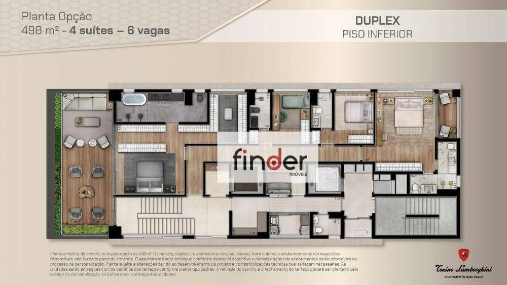 Apartamento, 4 quartos, 252 m² - Foto 1