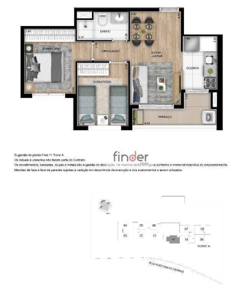 Apartamento à venda com 2 quartos, 47m² - Foto 5