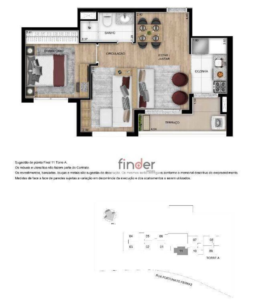 Apartamento à venda com 2 quartos, 47m² - Foto 6
