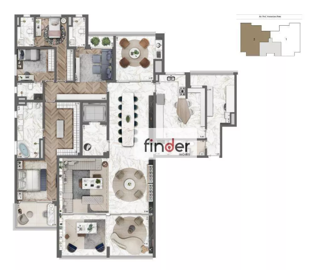 Apartamento, 4 quartos, 308 m² - Foto 4