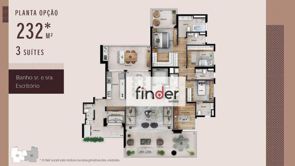 Apartamento, 4 quartos, 232 m² - Foto 22