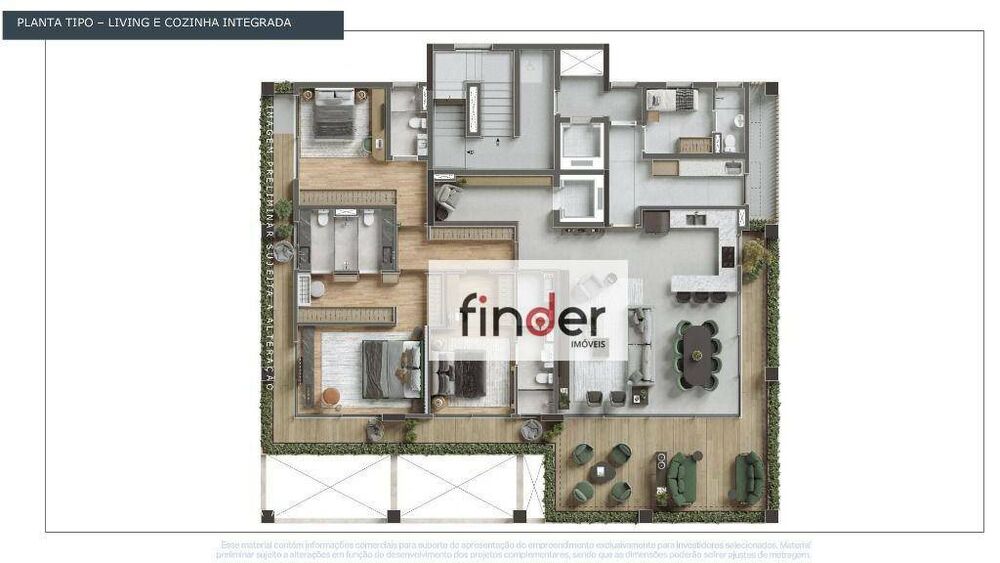 Apartamento, 3 quartos, 258 m² - Foto 11