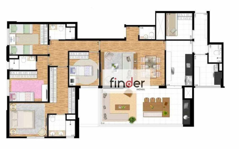 Cobertura, 3 quartos, 280 m² - Foto 15