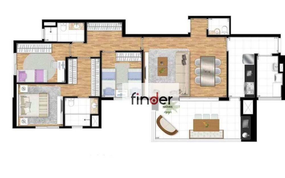 Cobertura, 3 quartos, 280 m² - Foto 14