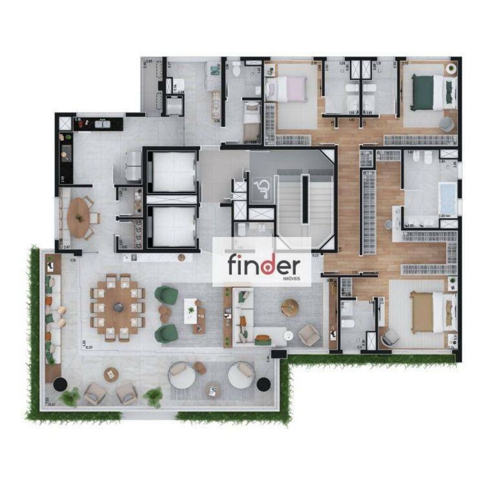 Apartamento, 4 quartos, 276 m² - Foto 8