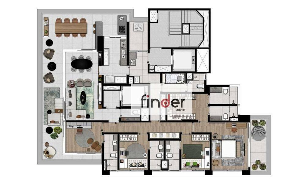 Apartamento, 3 quartos, 231 m² - Foto 7