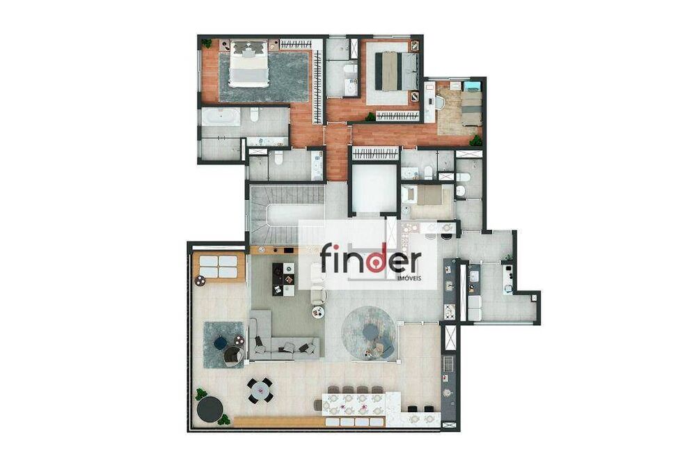 Apartamento, 4 quartos, 230 m² - Foto 3